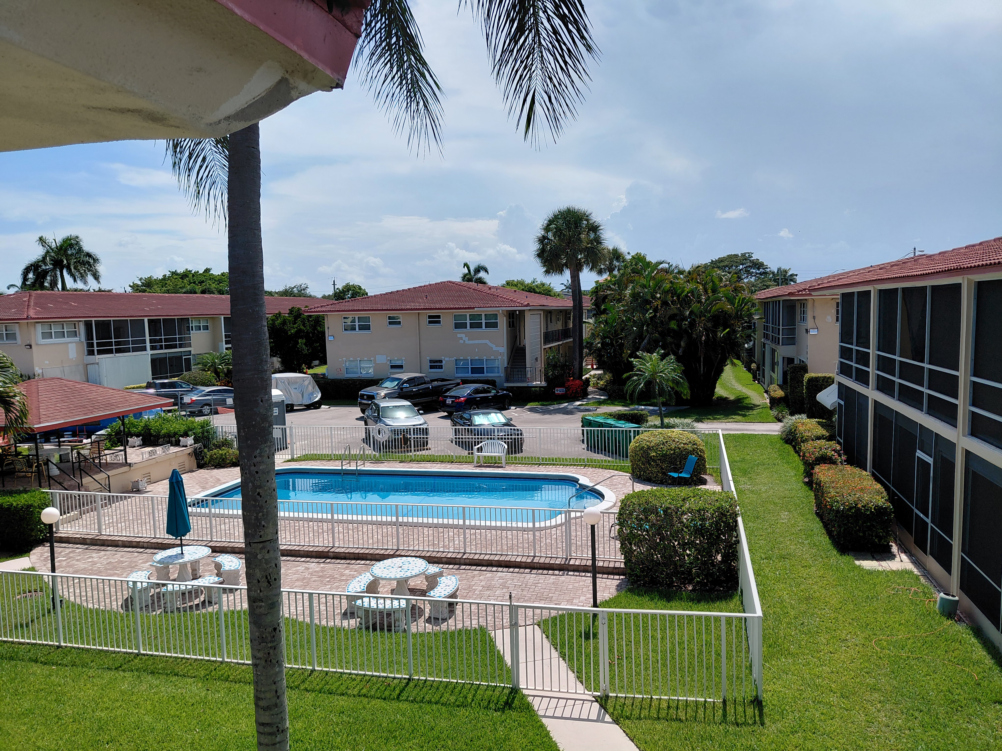 Watsons Painting & Drywall Repairs apartment exterior painting and pool area project in South Florida