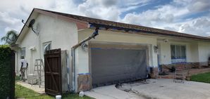 Before exterior painting project in South Florida