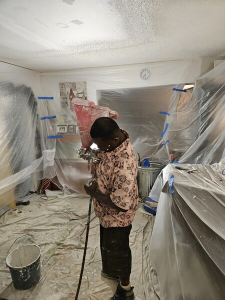 Popcorn ceiling removal in Hollywood FL
